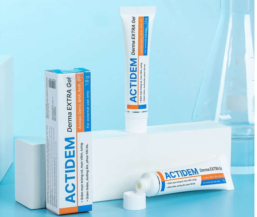 Gel giảm mụn, mờ thâm Actidem Derma Extra và cách sử dụng hiệu quả