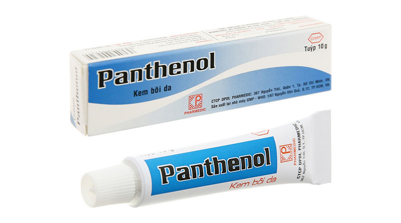 Một sản phẩm kem bôi ngoài da Panthenol