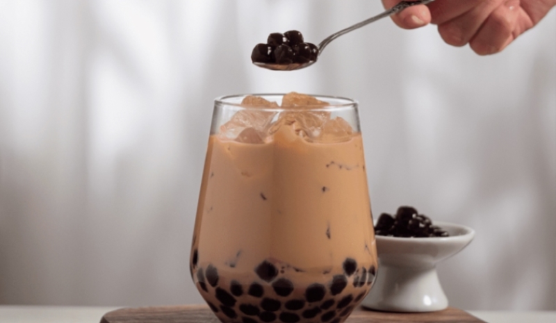 Hàm lượng đường trong trà sữa rất cao