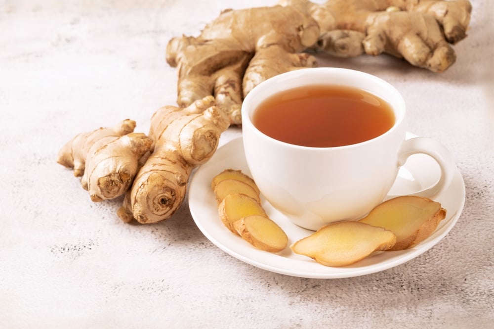 trị cảm cúm bằng gừng