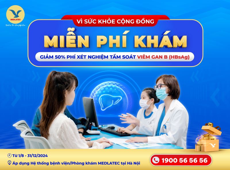 Ưu đãi đặc biệt áp dụng tại hệ thống Bệnh viện và Phòng khám thuộc Hệ thống Y tế MEDLATEC trên địa bàn Hà Nội