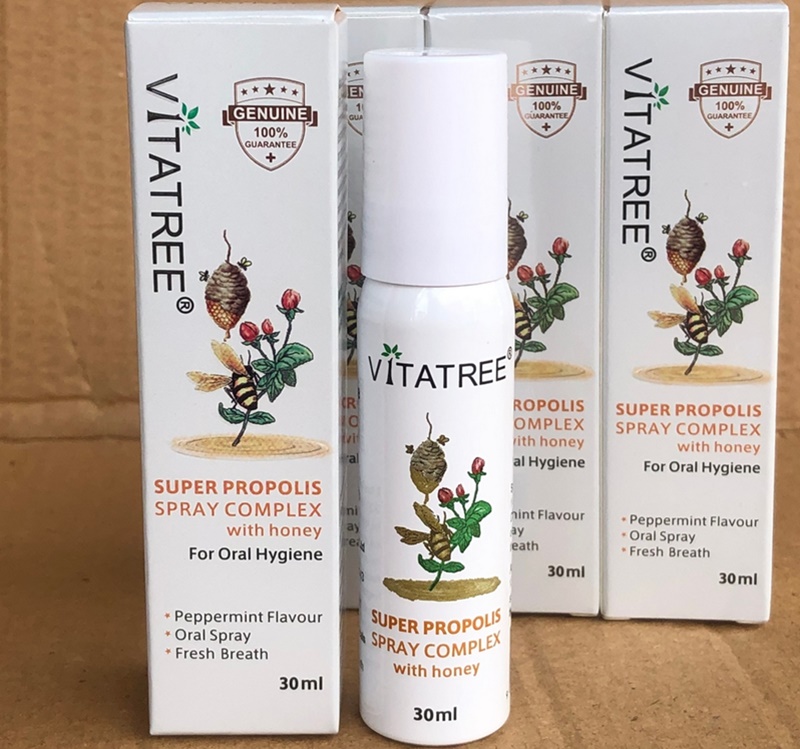 Xịt họng keo ong Vitatree